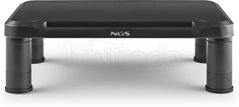 Photo de Support/Réhausseur à poser NGS Screen Stand pour écran 20kg max (Noir)