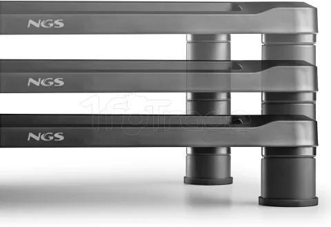 Photo de Support/Réhausseur à poser NGS Screen Stand pour écran 20kg max (Noir)