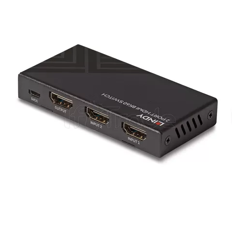 Photo de Switch HDMI Lindy 2 ports 8k (2 entrées / 1 sortie)