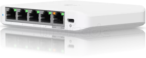 Photo de Switch réseau ethernet 2,5Gbps UbiQuiti UniFi Flex Mini 2.5G - 5 ports + PoE