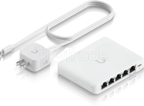 Photo de Switch réseau ethernet 2,5Gbps UbiQuiti UniFi Flex Mini 2.5G - 5 ports + PoE