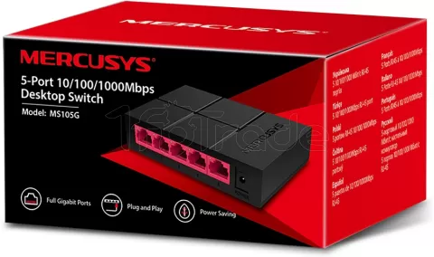 Photo de Switch réseau ethernet Gigabit Mercusys MS105G - 5 ports