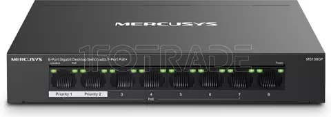 Photo de Switch réseau Ethernet Gigabit Mercusys MS108GP - 8 ports dont 7x PoE+