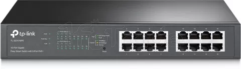Photo de Switch réseau ethernet Gigabit TP-Link Easy Smart TL-SG1016PE - 16 ports dont 8x PoE