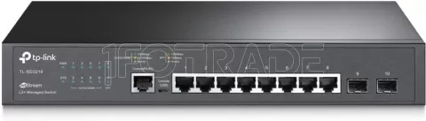 Photo de Switch réseau ethernet Gigabit TP-Link JetStream SG3210 - 8 ports + 2x SFP