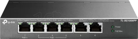 Photo de Switch réseau éthernet Gigabit TP-Link TL-SG1006PP - 6 ports