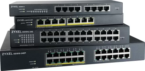 Photo de Switch réseau ethernet Gigabit Zyxel GS1915-EP - 8 ports