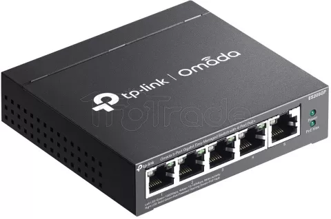 Photo de Switch réseau éthernet TP-Link Omada ES205GP - 5 ports dont 4x PoE+