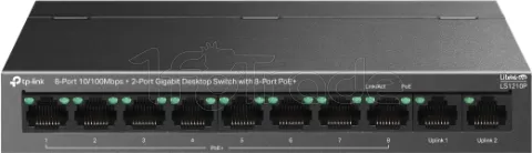 Photo de Switch réseau ethernet TP-Link Omada LS1210P - 10 ports dont 8x PoE+