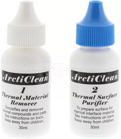 Photo de Système de Nettoyage Pate thermique Arctic Silver ArctiClean 1&2 60ml