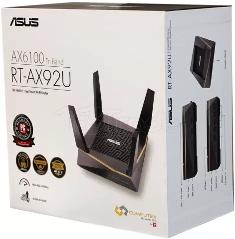 Photo de Système WiFi Mesh Asus AiMesh (RT-AX92U) AX6100 (1 pièce)