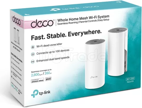 Photo de Système WiFi Mesh TP-Link Deco E4 AC1200 (2 pièces)