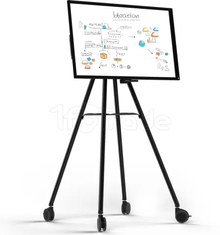 Photo de Tableau/Ecran tactile 43" sur pied i3-Technologies i3-Sixty 2 4K Ultra HD (Noir)