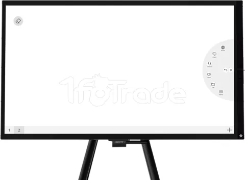 Photo de Tableau/Ecran tactile 43" sur pied i3-Technologies i3-Sixty 2 4K Ultra HD (Noir)