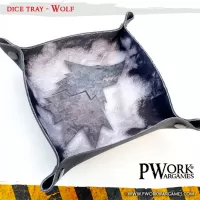 Photo de Tapis de Jeu - Neoprene Dice Tray Wolf