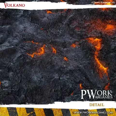 Photo de Tapis de Jeu - Neoprene Mat Volcano 44x60 (112x153cm)