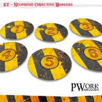 Photo de Tapis de Jeu - Neoprene Objectives Kill Team Danger Zone