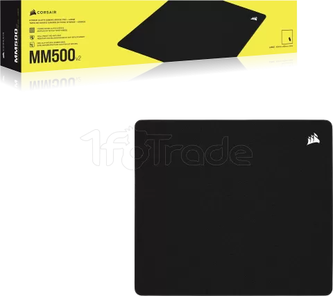 Photo de Tapis de Souris Corsair MM500 v2 - Taille L (Noir)