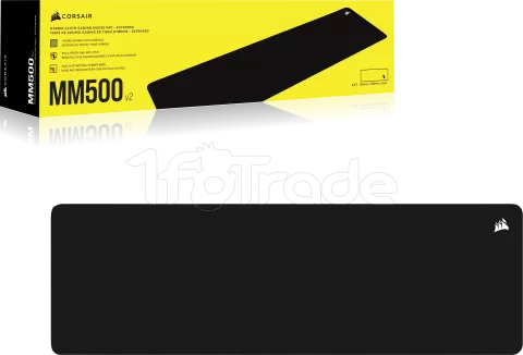 Photo de Tapis de Souris Corsair MM500 v2 - Taille XL (Noir)