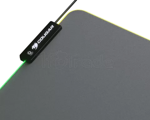 Photo de Tapis de Souris Cougar Neon RGB - Taille M (Noir)