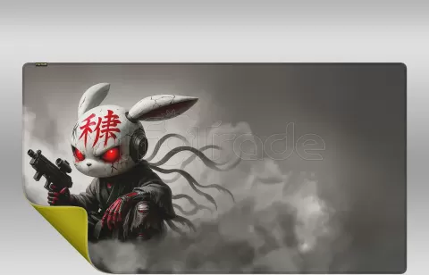 Photo de Tapis de Souris Hator Tonn Evo Angry Bunny - Taille 3XL (Gris)