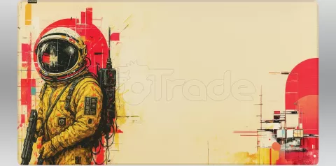 Photo de Tapis de Souris Hator Tonn Evo Astronaut - Taille 3XL (Jaune)