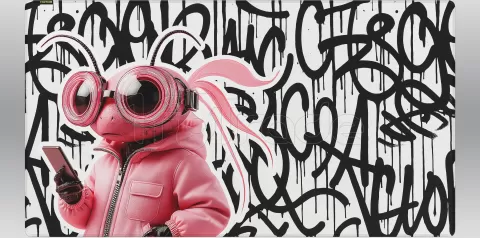 Photo de Tapis de Souris Hator Tonn Evo Dragonfly - Taille 3XL (Blanc/noir)