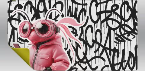 Photo de Tapis de Souris Hator Tonn Evo Dragonfly - Taille 3XL (Blanc/noir)