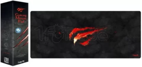 Photo de Tapis de souris Havit Gamenote MP861 - Taille L (Noir/Rouge)