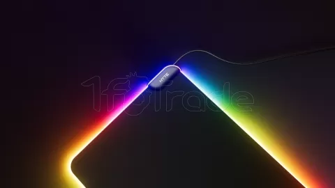 Photo de Tapis de souris Hyte CNVS Intense Play Mat RGB - Taille XL (Noir)