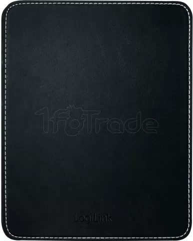 Photo de Tapis de souris Logilink Leather Design (Noir)