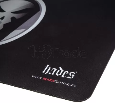 Photo de Tapis de souris Mars Gaming Hades MMPHA1 M (Noir/Blanc)