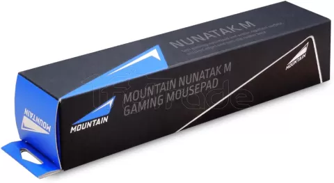 Photo de Tapis de souris Mountain Nunatak - Taille M (Noir)