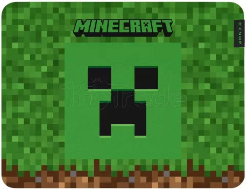 Photo de Tapis de Souris Razer Gigantus V2 Minecraft - Taille M (Noir/Vert)