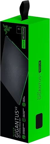 Photo de Tapis de Souris Razer Gigantus V2 - Taille M (Noir/Vert)