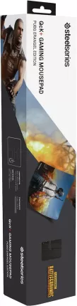 Photo de Tapis de Souris SteelSeries QcK+ PUBG Erangel Edition - Taille L (Noir)