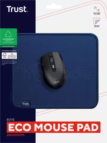 Photo de Tapis de Souris Trust Boye (Bleu)