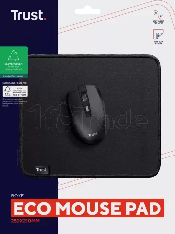 Photo de Tapis de Souris Trust Boye (Noir)