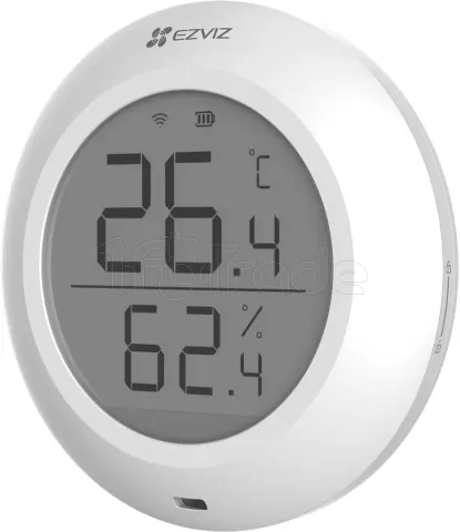 Photo de Thermostat connecté Ezviz T51C avec capteur d'humidité (Blanc)