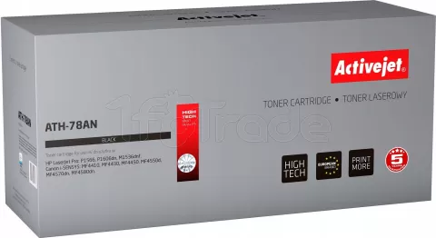 Photo de Toner Noir ActiveJet ATH-78AN pour HP & Canon -  2100 pages