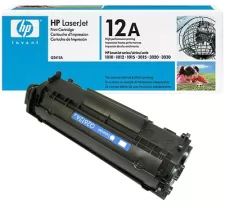 Photo de Toner Noir HP 12A LaserJet 10xx/30xx (Q2612A) - 2000 pages