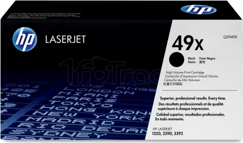 Photo de Toner Noir HP LaserJet 1320/3390/3392 (Q5949X) - 6000 pages
