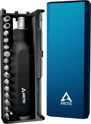 Photo de Tournevis électrique Arctic Ratchet 24 embouts (Bleu)