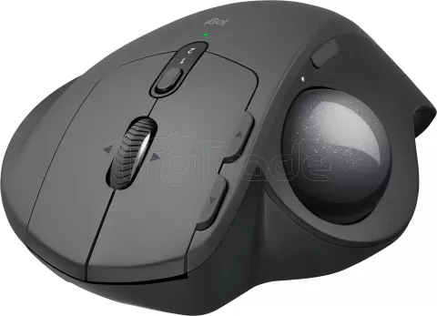 Photo de Trackball sans fil Bluetooth ergonomique Logitech MX Ergo (Gris)