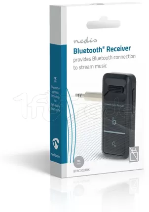 Photo de Transmetteur Bluetooth 5.0 Nedis avec USB-C (Noir)