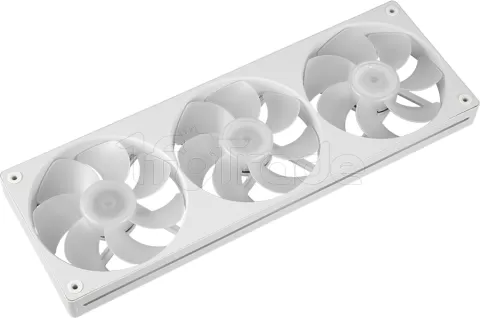 Photo de Triple Ventilateur de boitier Cougar Unity Reverse RGB - 360mm (Blanc)