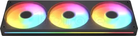 Photo de Triple Ventilateur de boitier Cougar Unity Revrse RGB - 360mm (Noir)