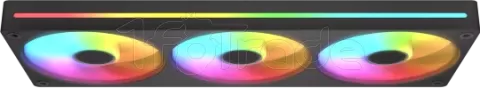 Photo de Triple Ventilateur de boitier Cougar Unity Revrse RGB - 360mm (Noir)