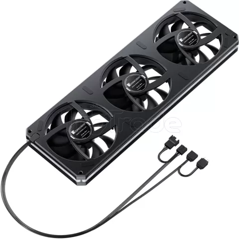 Photo de Triple Ventilateur de boitier Jonsbo XA-360B Reverse RGB - 36cm (Noir)