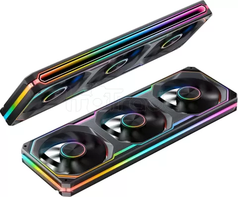 Photo de Triple Ventilateur de boitier Jonsbo XA-360B RGB - 36cm (Noir)